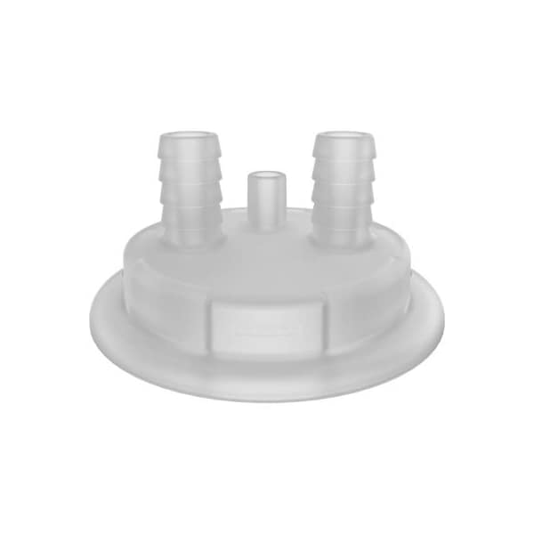 Justrite Justrite Molded Adapter for Carboy Cap, Two 1/2" Hose Barbs and Vent 12876 - main